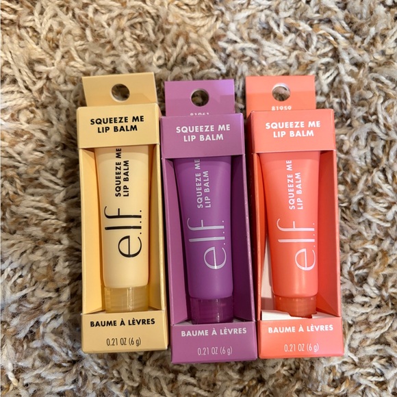 ELF Other - Squeeze Me Lip Balm Set - Yellow, Purple, Pink